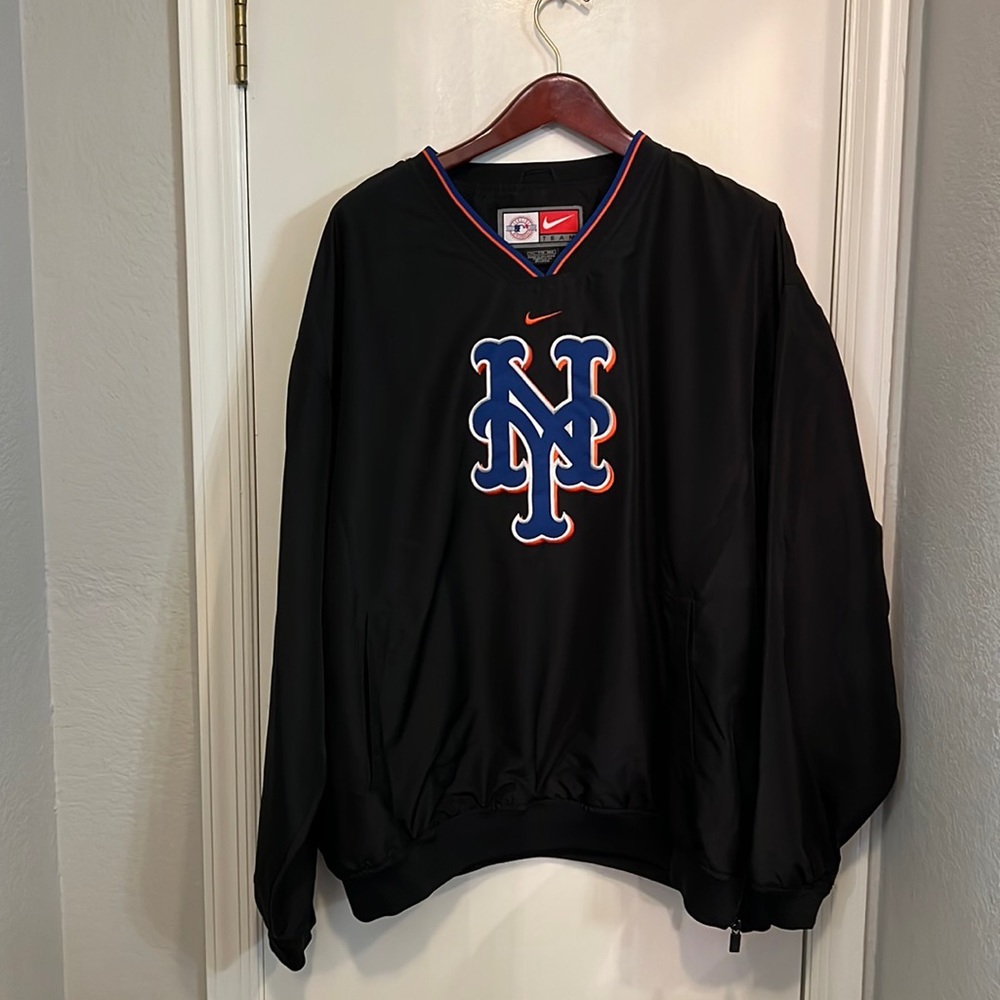 Mens Mets Nike Pullover Windbreaker Size XXL